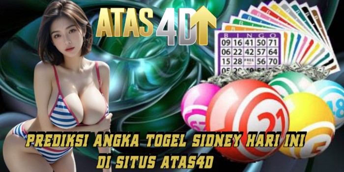 Prediksi Angka Togel Sidney Hari Ini Di Situs Atas4d